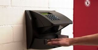 Zutrittssicherung mit biometrischem Scan